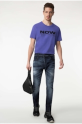 Calça Jeans Indigo Motorcycle 1614-Lav.Escuro C/ 3d