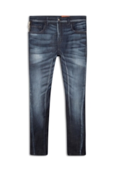 Calça Jeans Indigo Motorcycle 1614-Lav.Escuro C/ 3d