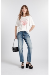 Calça Jeans Indigo Preppy Claro C/ Tie Dye