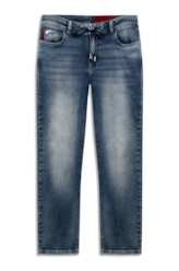 Calça Jeans Indigo Preppy Claro C/ Tie Dye