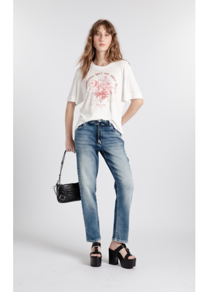 Calça Jeans Indigo Preppy Claro C/ Tie Dye