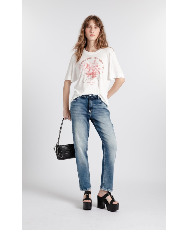 Calça Jeans Indigo Preppy Claro C/ Tie Dye