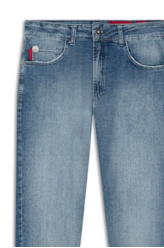 Calça Jeans Indigo Rock Lav.Médio C/ Pincelado