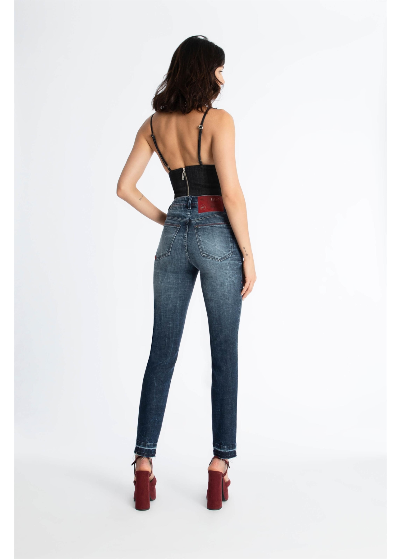 Calça Jeans Indigo Skinny Lav.Escuro C/Sky+3d