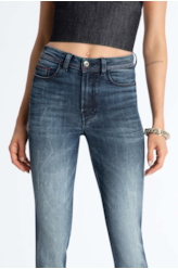 Calça Jeans Indigo Skinny Lav.Escuro C/Sky+3d