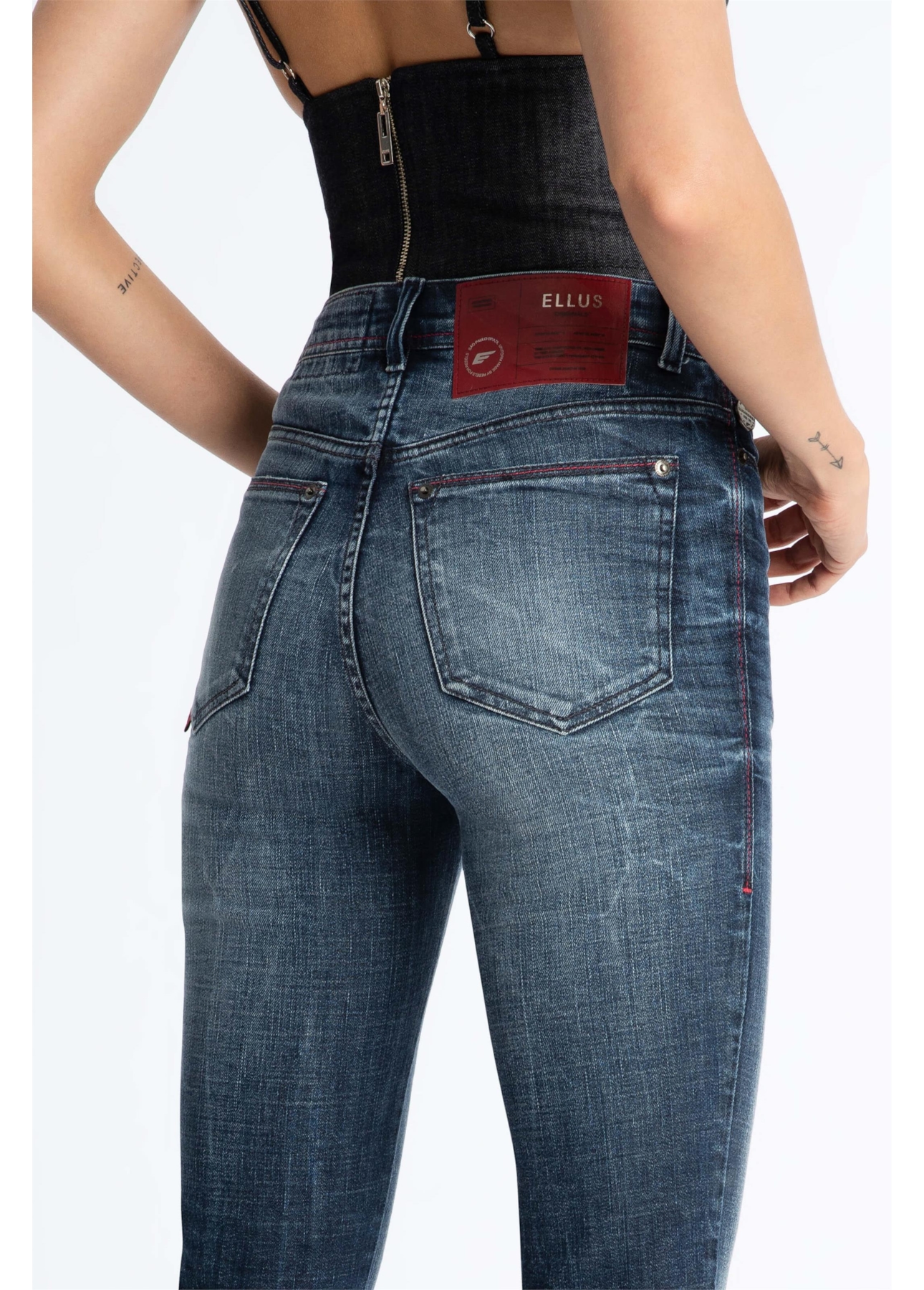 Calça Jeans Indigo Skinny Lav.Escuro C/Sky+3d