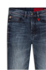 Calça Jeans Indigo Skinny Lav.Escuro C/Sky+3d