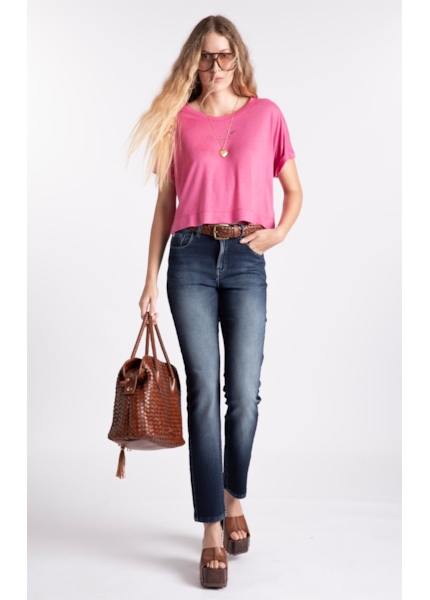 Calça Jeans Indigo Skinny Lav.Medio