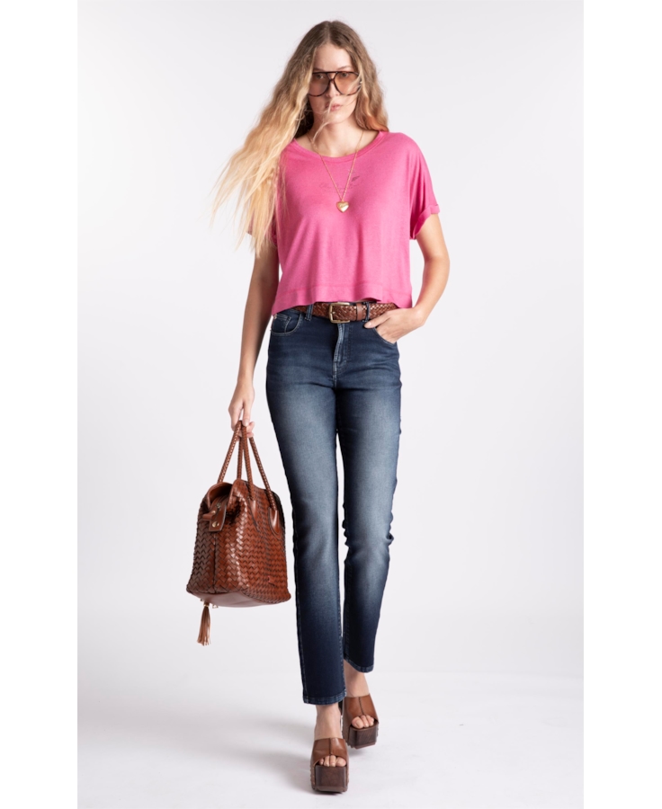 Calça Jeans Indigo Skinny Lav.Medio
