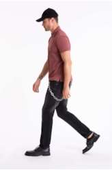 Calça Jeans Intense Black 1515- Lav.Black C/ Tie Dy