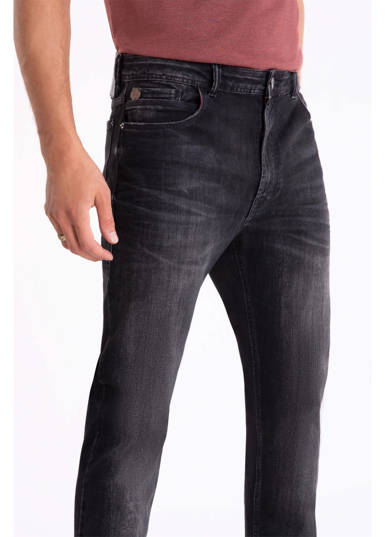 Calça Jeans Intense Black 1515- Lav.Black C/ Tie Dy