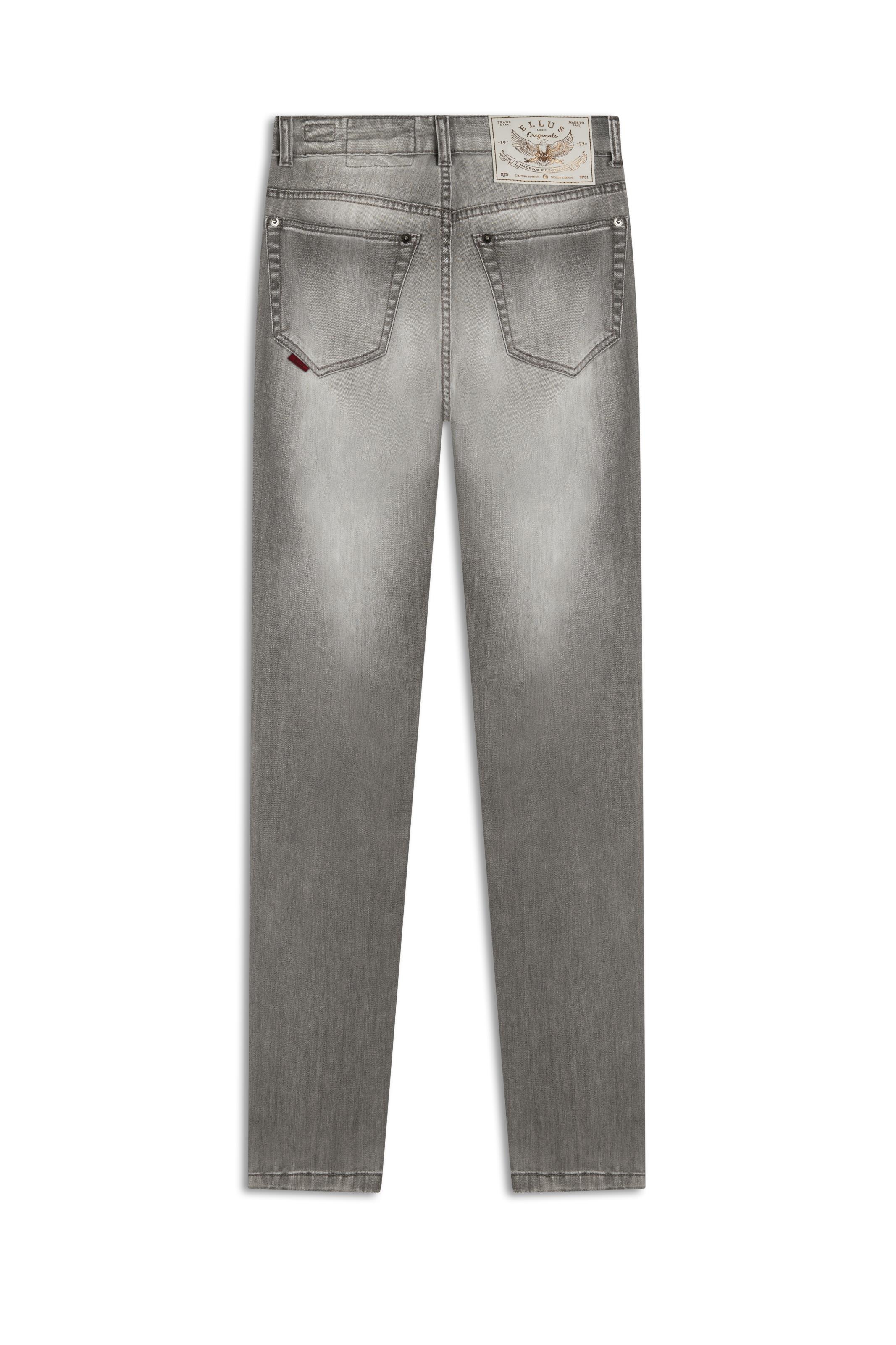 ガンジー Calça Jeans Intense Black Gisele Slim 2068-Lav.Grey C/ Used