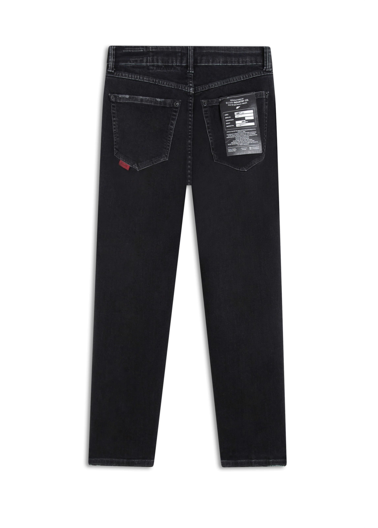 Calça Jeans Intense Black Mom 1744-Lav.Black C/ Rebolo