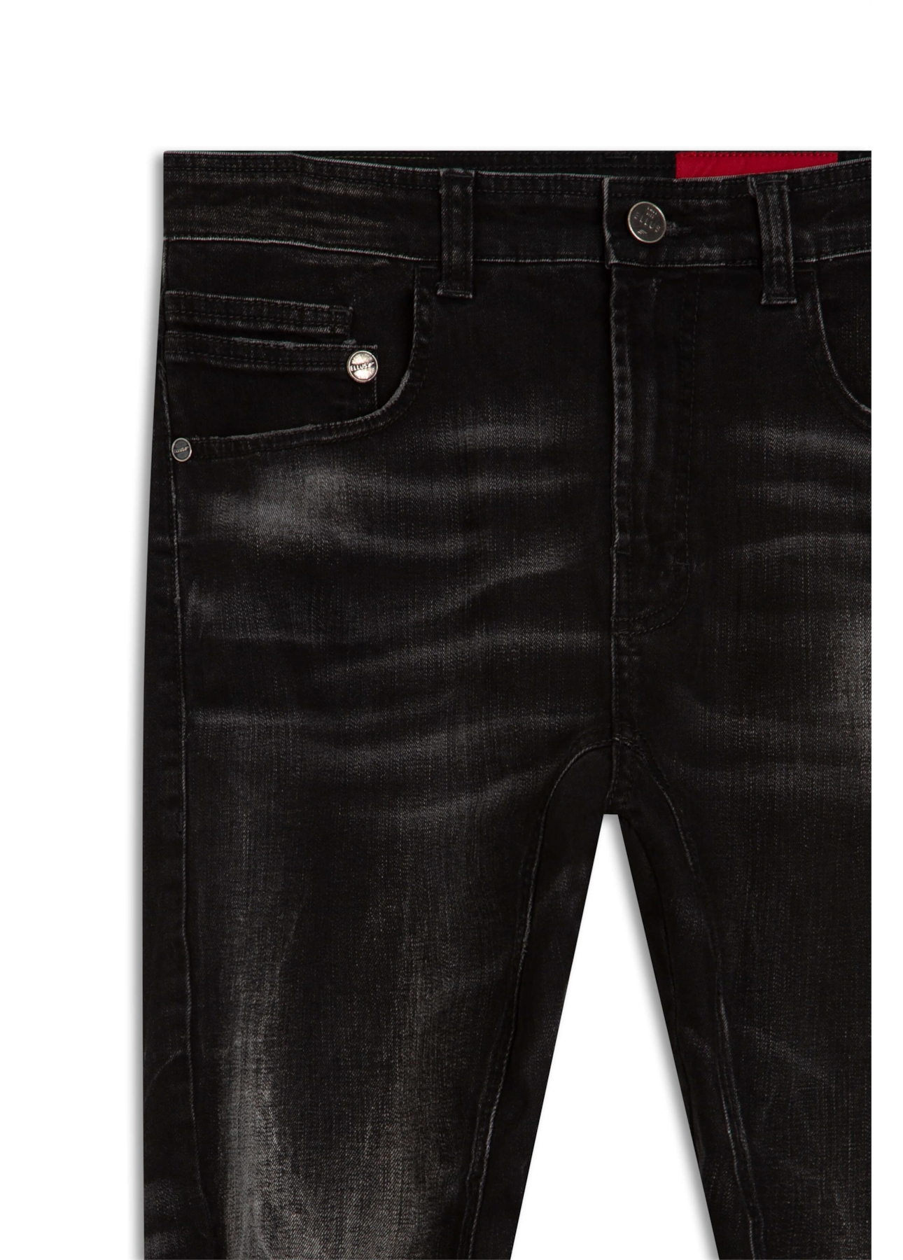Calça Jeans Intense Black Motorcycle 1647-Lav.Black C/ Vincos