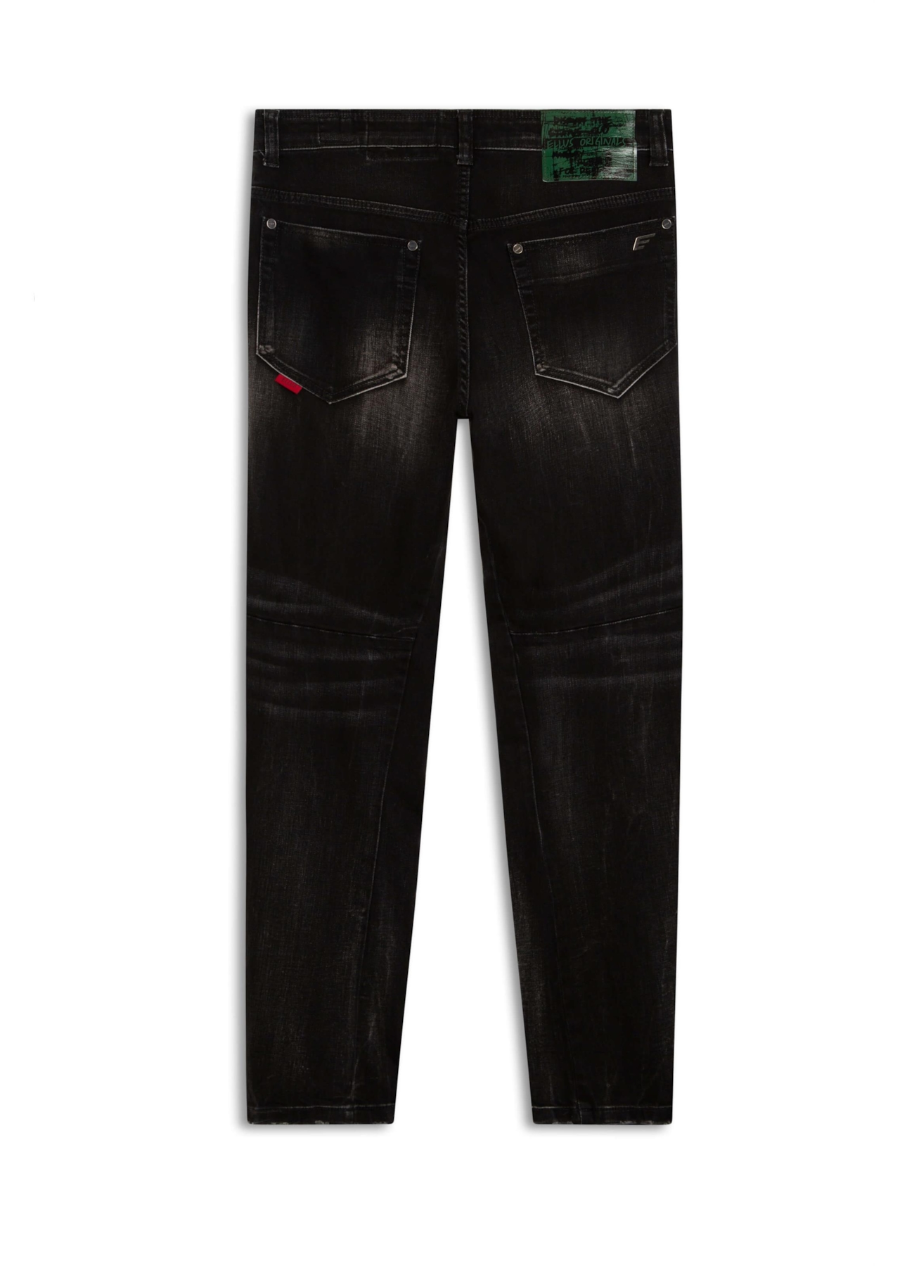 Calça Jeans Intense Black Motorcycle 1647-Lav.Black C/ Vincos