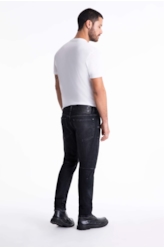 Calça Jeans Intense Black Motorcycle Lav.Black C/ Tie Dye