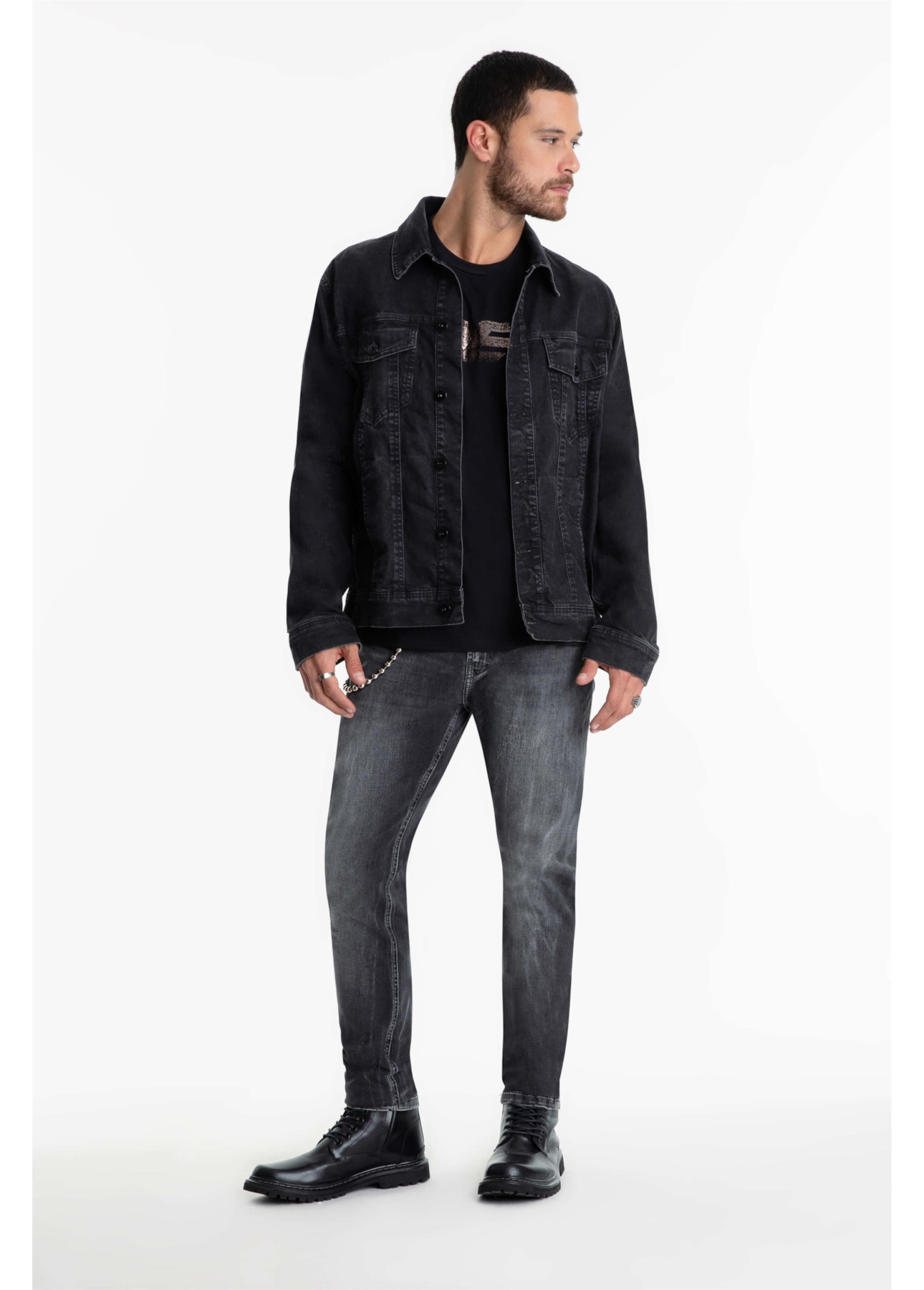 Calça Jeans Intense Black Rock 1949- Lav.Black C/ Sky