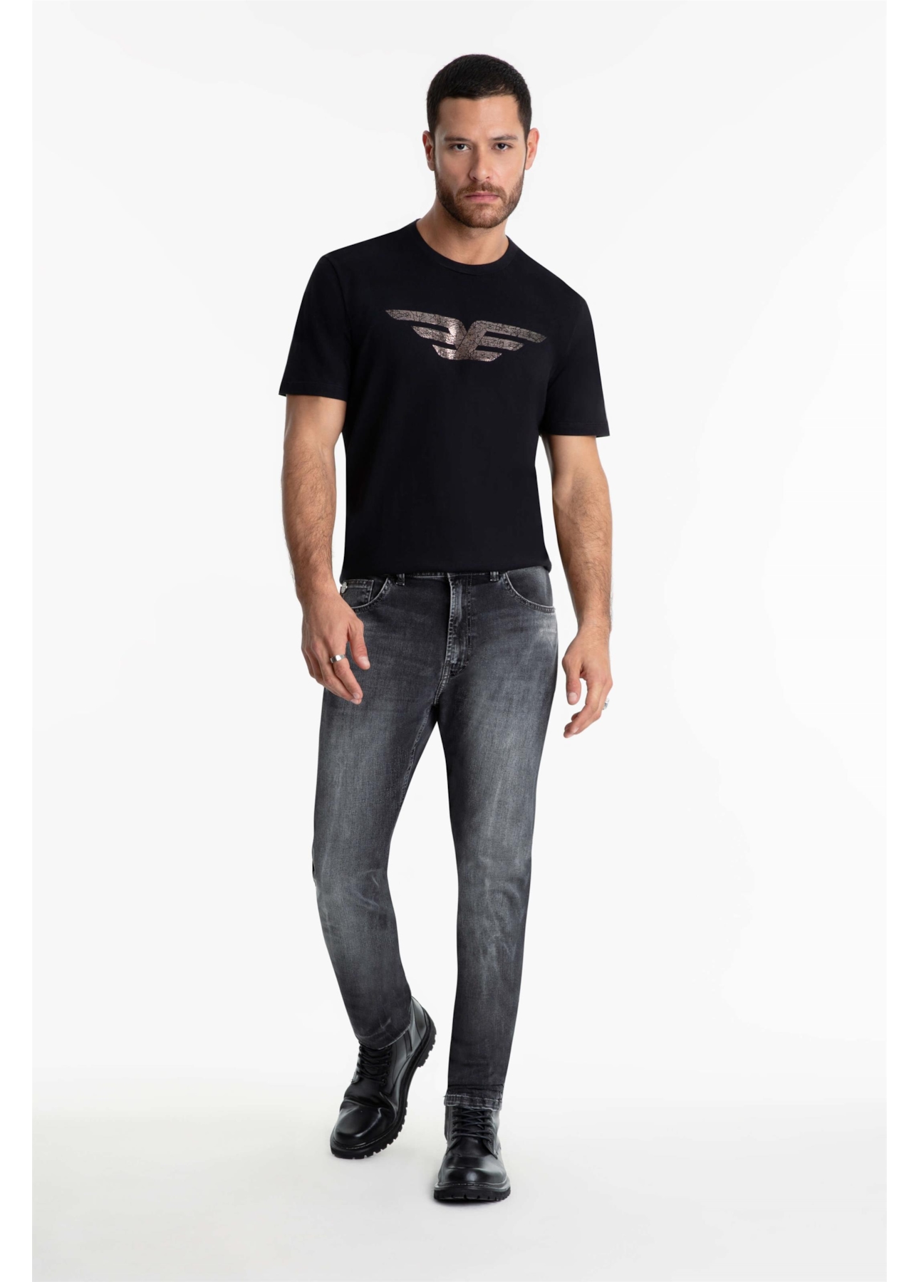Calça Jeans Intense Black Rock 1949- Lav.Black C/ Sky