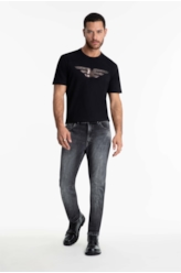 Calça Jeans Intense Black Rock 1949- Lav.Black C/ Sky