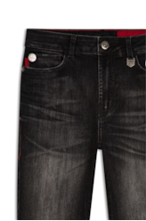 Calça Jeans Intense Black Skinny 1515- Lav.Black C/ Tie Dy