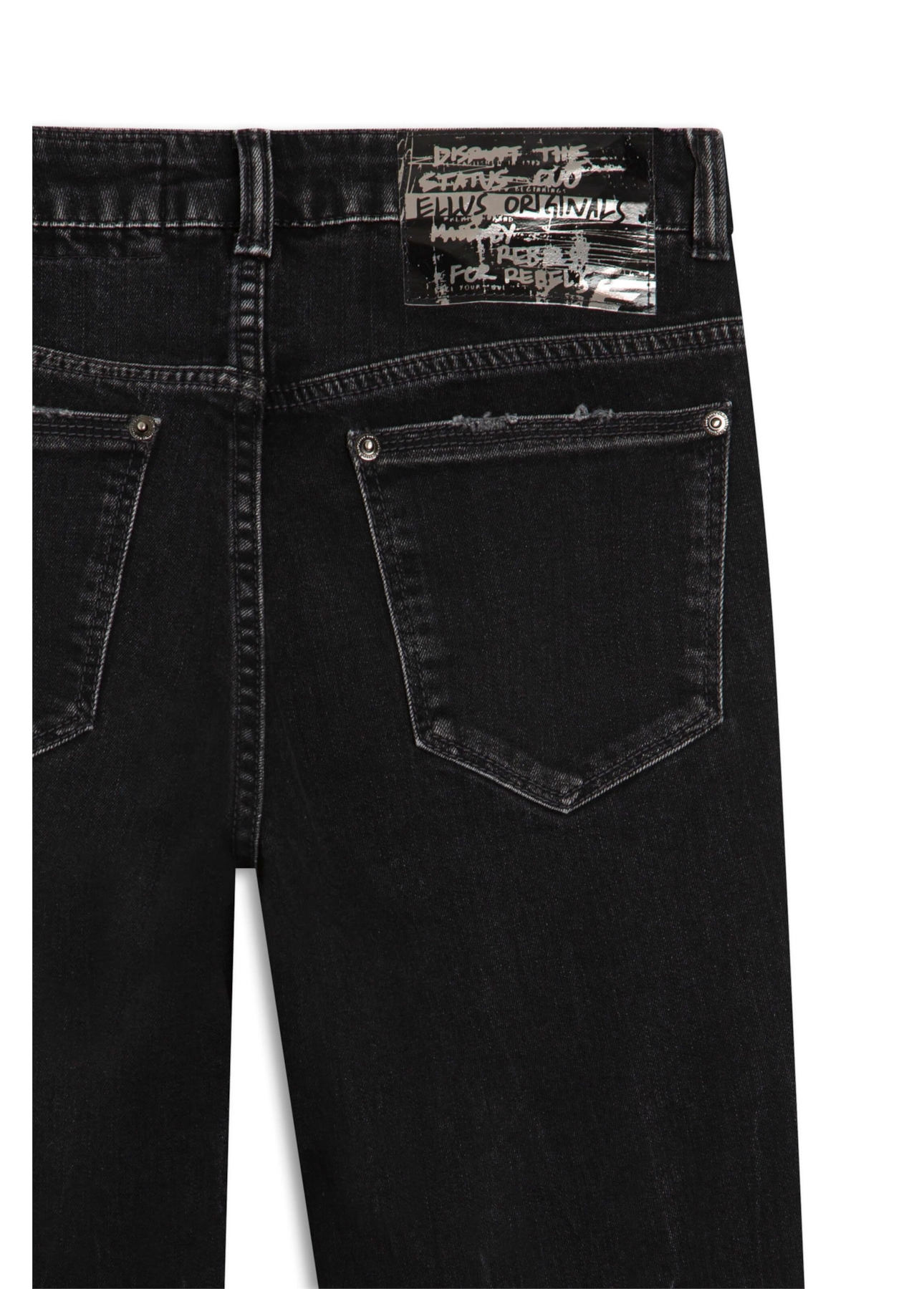 Calça Jeans Intense Black Skinny 1597 Lav.Black C/ Tie Dye