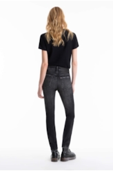 Calça Jeans Intense Black Skinny 1790-Lav.Black C/ Tie Dye