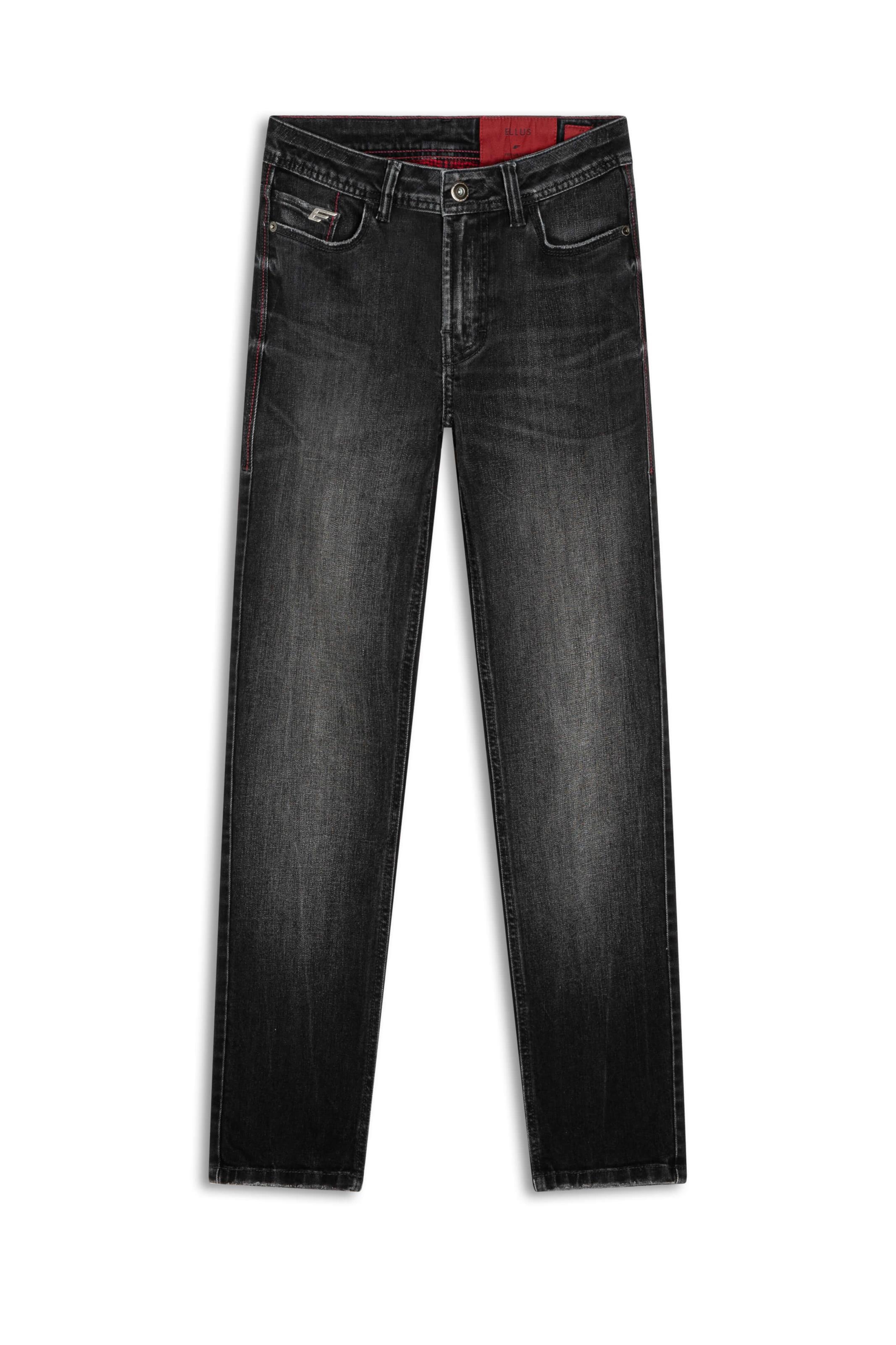 RIZZl. ジェームスリジィ Calça Jeans Intense Black Skinny 1790-Lav.Black C/ Tie Dye
