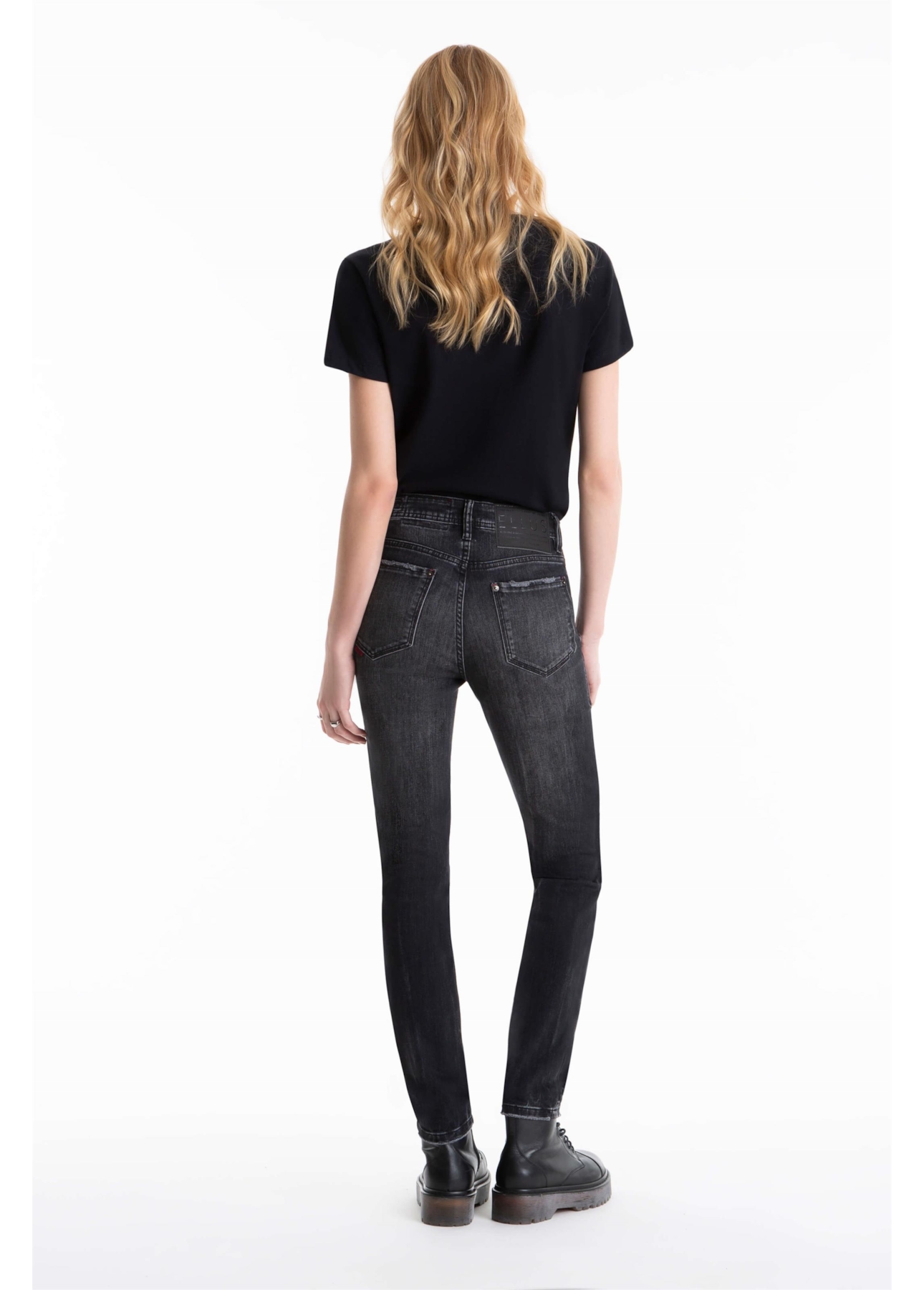 Calça Jeans Intense Black Skinny 1790-Lav.Black C/ Tie Dye