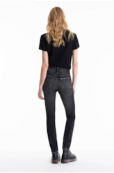 Calça Jeans Intense Black Skinny 1790-Lav.Black C/ Tie Dye
