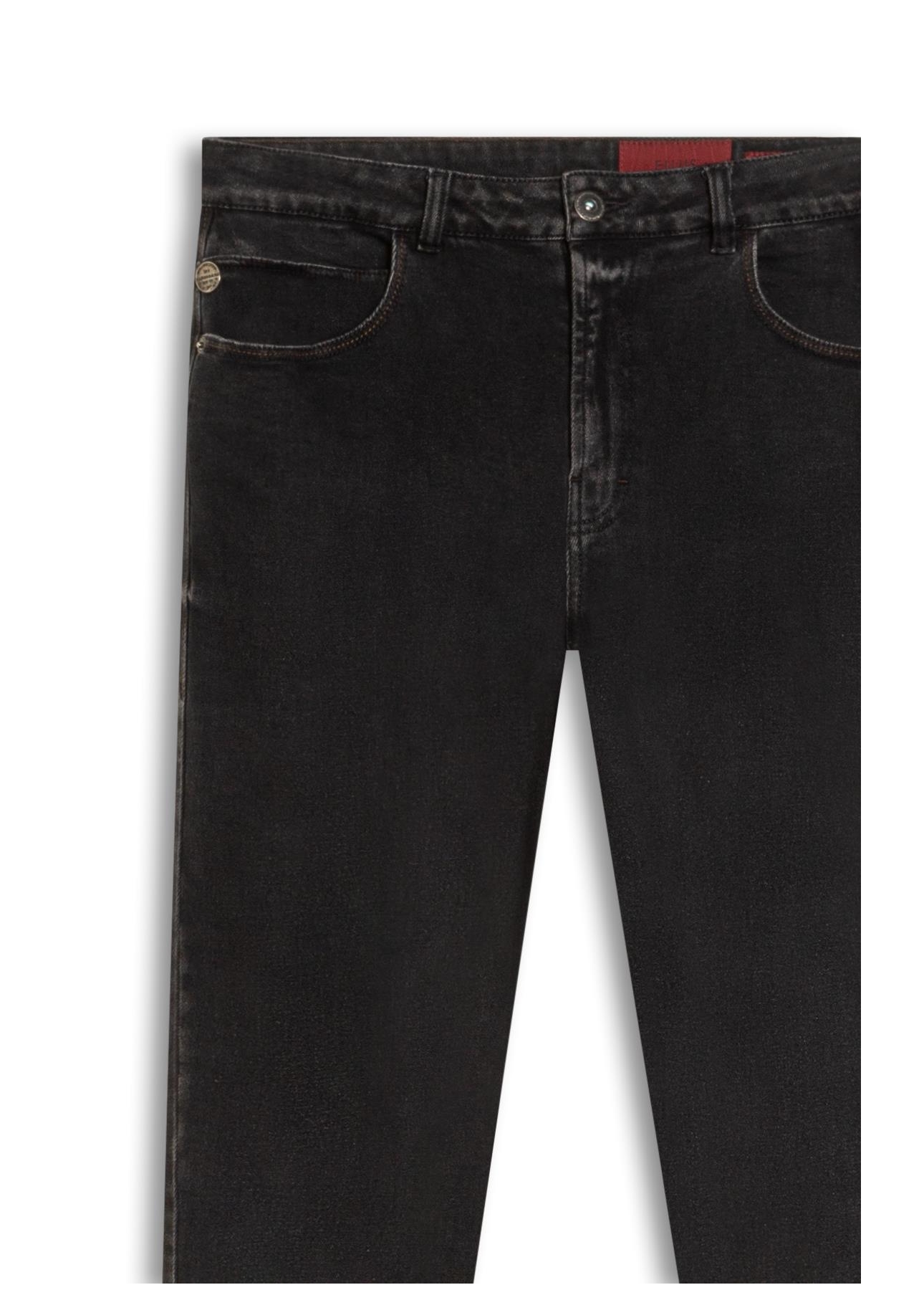 Calça Jeans Jogging Black (Skinny) 5 Pockets Lav.Escuro C/ Luva