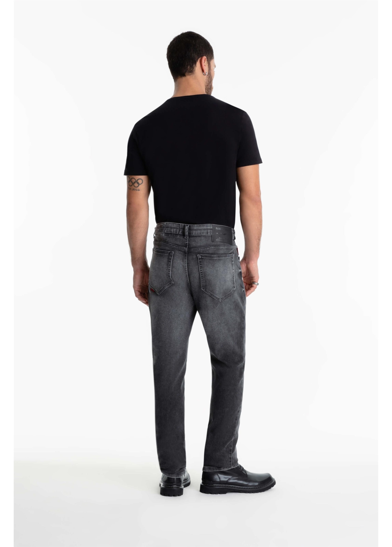 Calça Jeans Jogging Black Slim 1889 Lav.  Black C/Sky