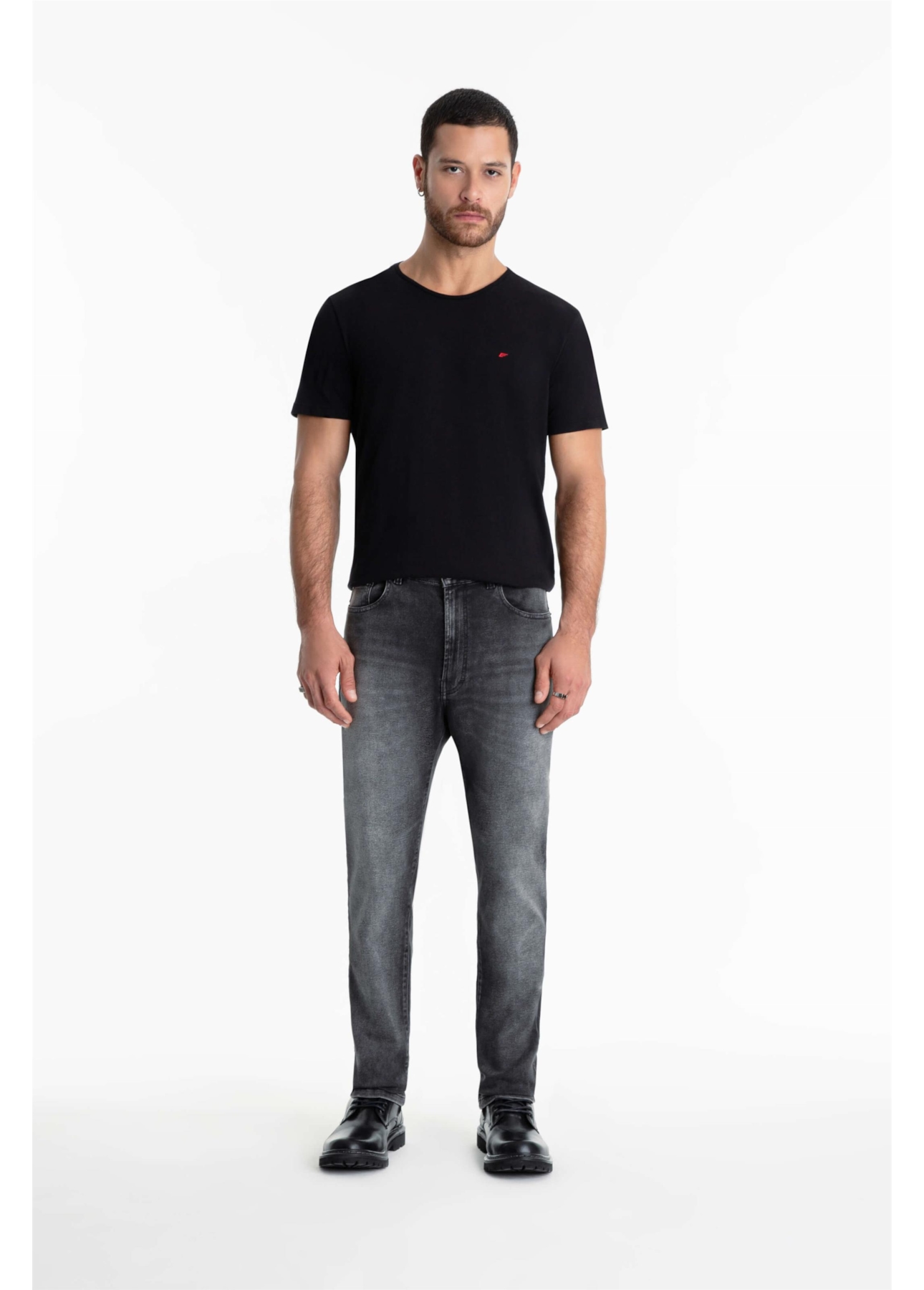 Calça Jeans Jogging Black Slim 1889 Lav.  Black C/Sky