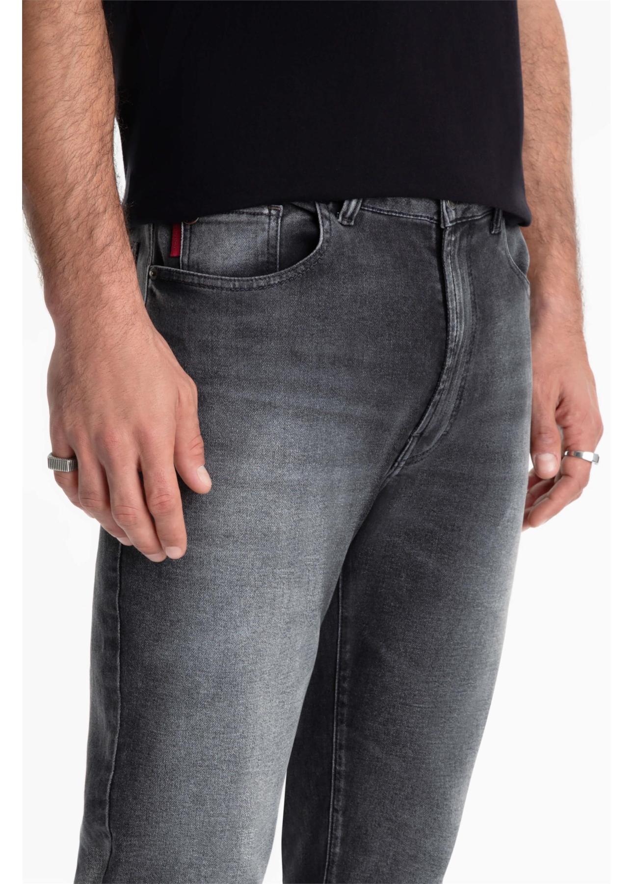 Calça Jeans Jogging Black Slim 1889 Lav.  Black C/Sky