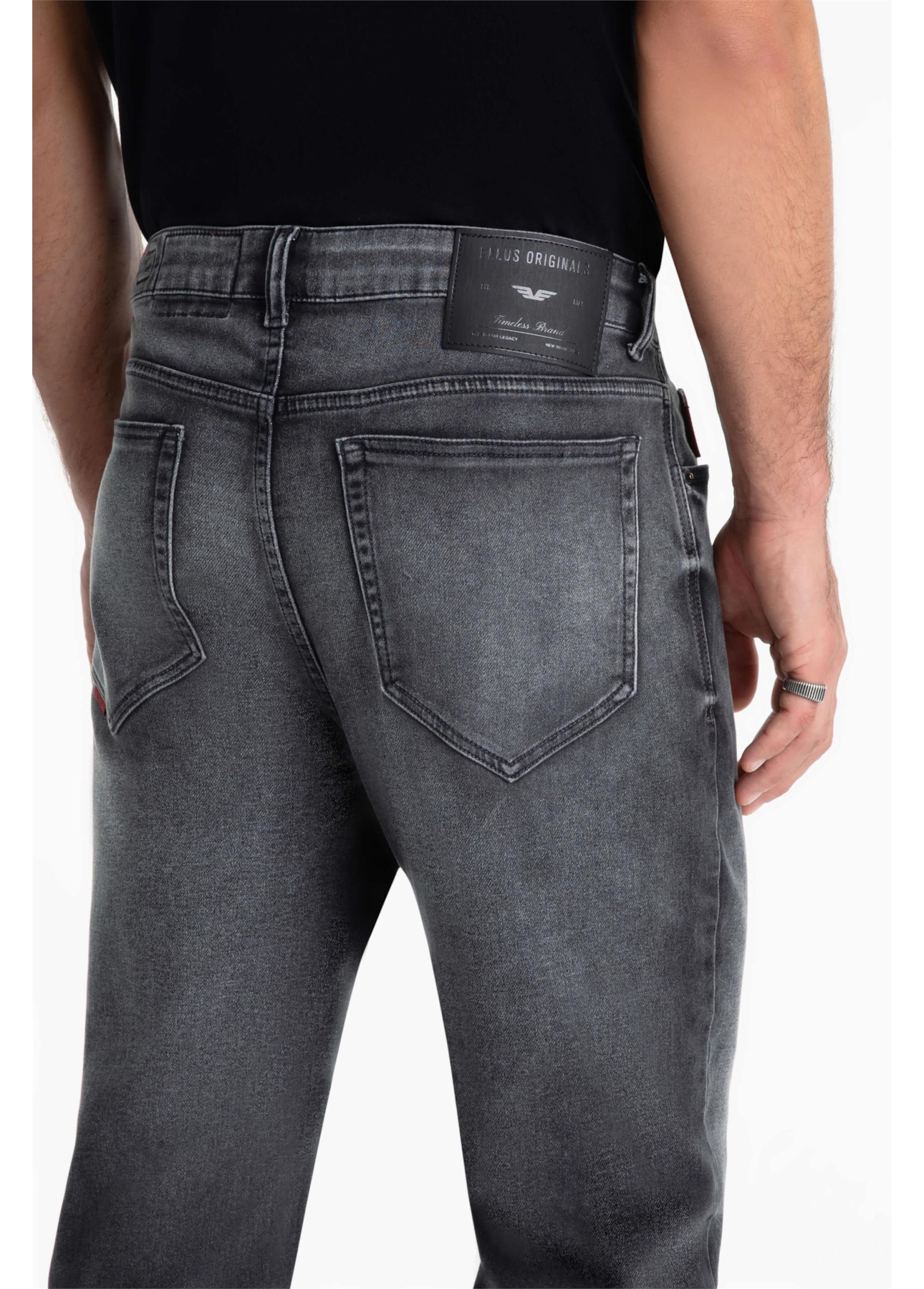 Calça Jeans Jogging Black Slim 1889 Lav.  Black C/Sky