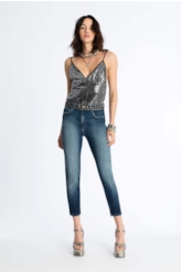 Calça Jeans Jogging Indigo 1835 Lav.Escuro C/Tie Dye