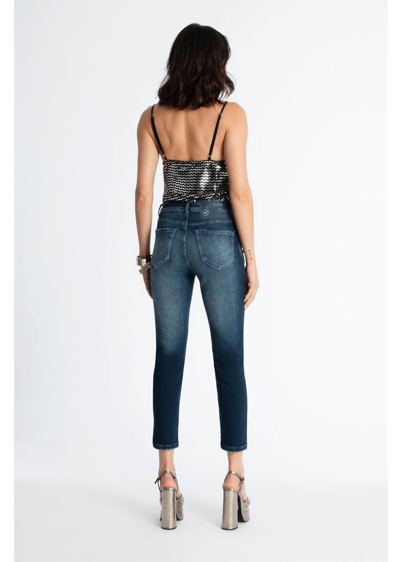 Calça Jeans Jogging Indigo 1835 Lav.Escuro C/Tie Dye