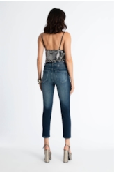 Calça Jeans Jogging Indigo 1835 Lav.Escuro C/Tie Dye