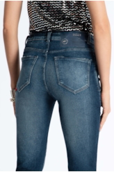 Calça Jeans Jogging Indigo 1835 Lav.Escuro C/Tie Dye