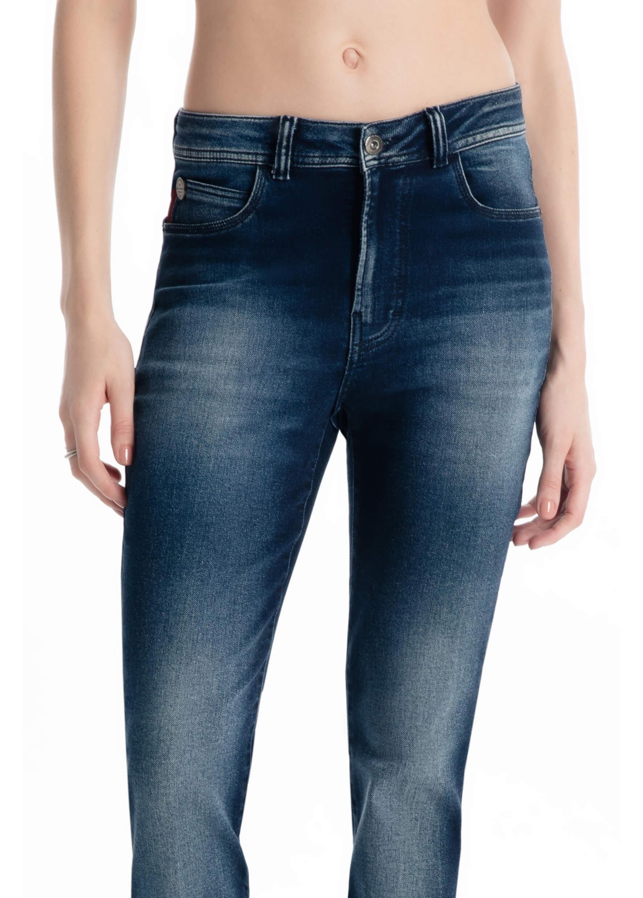 Calça Jeans Jogging Indigo 1852 Lav.Escuro c Tie Dye