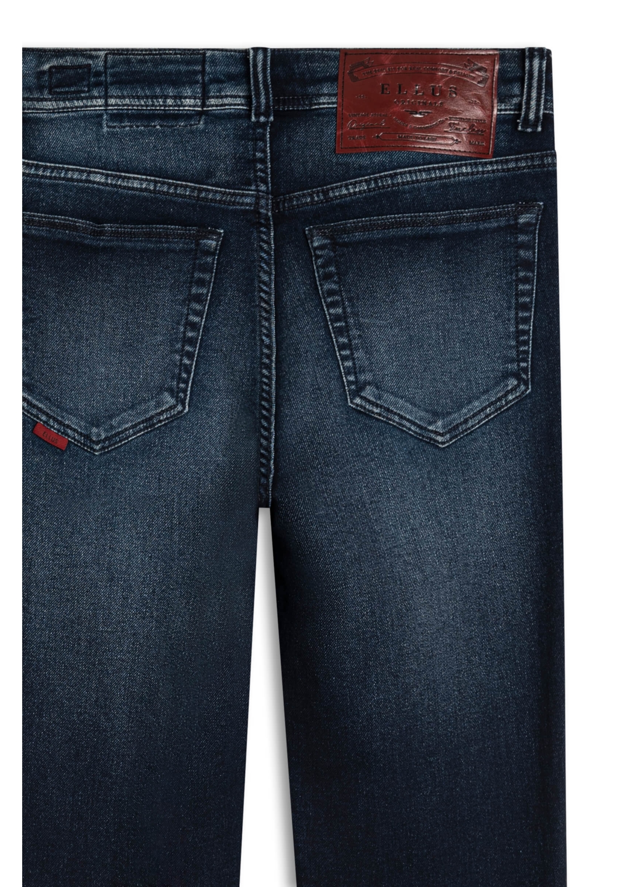 Calça Jeans Jogging Indigo  Escuro Com Tie Dye
