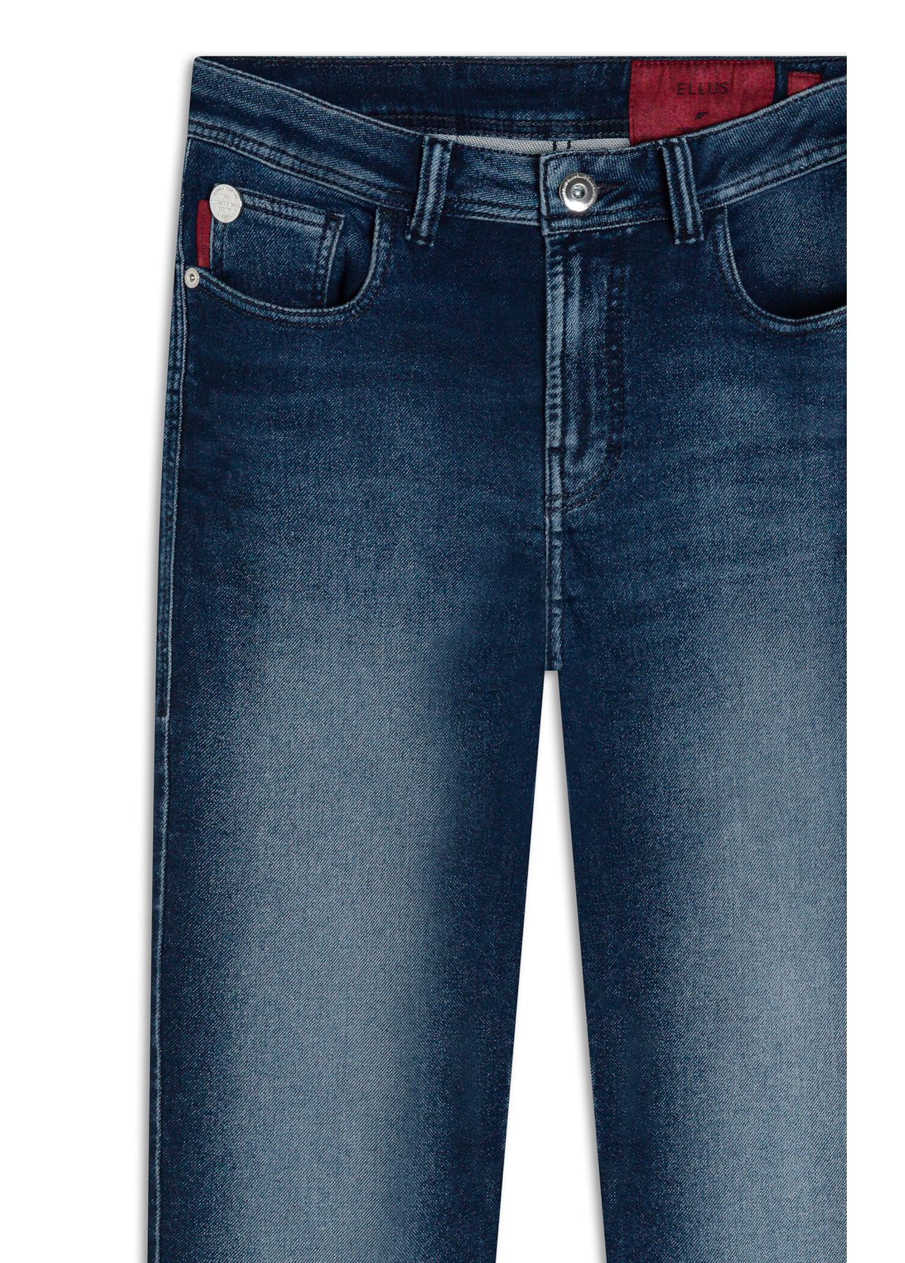 Calça Jeans Jogging Indigo Skinny Escuro Com Used