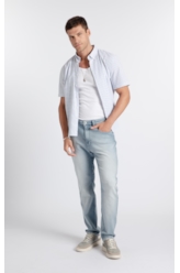 Calça Jeans Jogging Indigo Skinny Lav.Claro C/ Sky