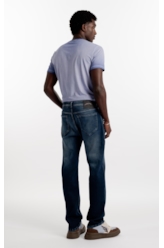 Calça Jeans Jogging Indigo Slim Lav. Escuro Com Used