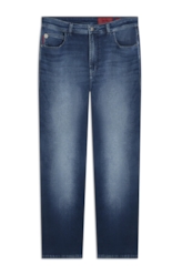 Calça Jeans Jogging Indigo Slim Lav. Escuro Com Used