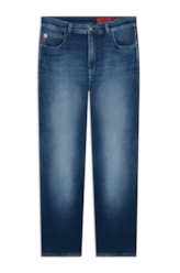 Calça Jeans Jogging Indigo Slim Lav. Escuro Com Used