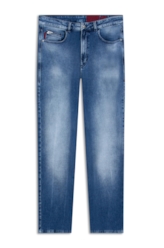 Calça Jeans Jogging Intense Blue (Classic) 5 Pockets Claro C/ Tie Dye