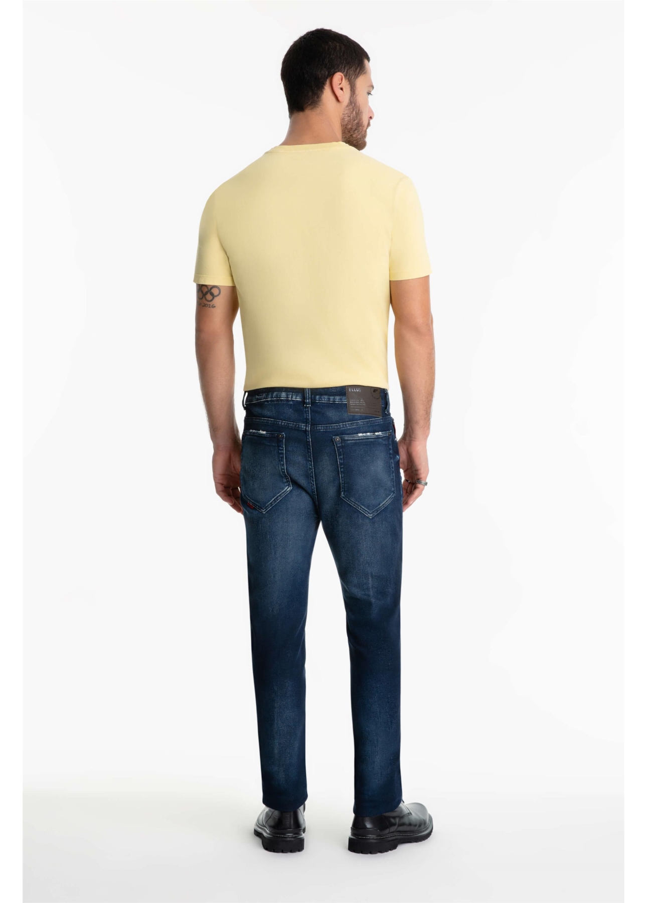 Calça Jeans Jogging Intense Blue Slim 1721-Lav.Esc. C/ Tie Dye