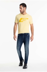Calça Jeans Jogging Intense Blue Slim 1721-Lav.Esc. C/ Tie Dye