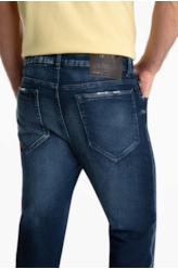 Calça Jeans Jogging Intense Blue Slim 1721-Lav.Esc. C/ Tie Dye