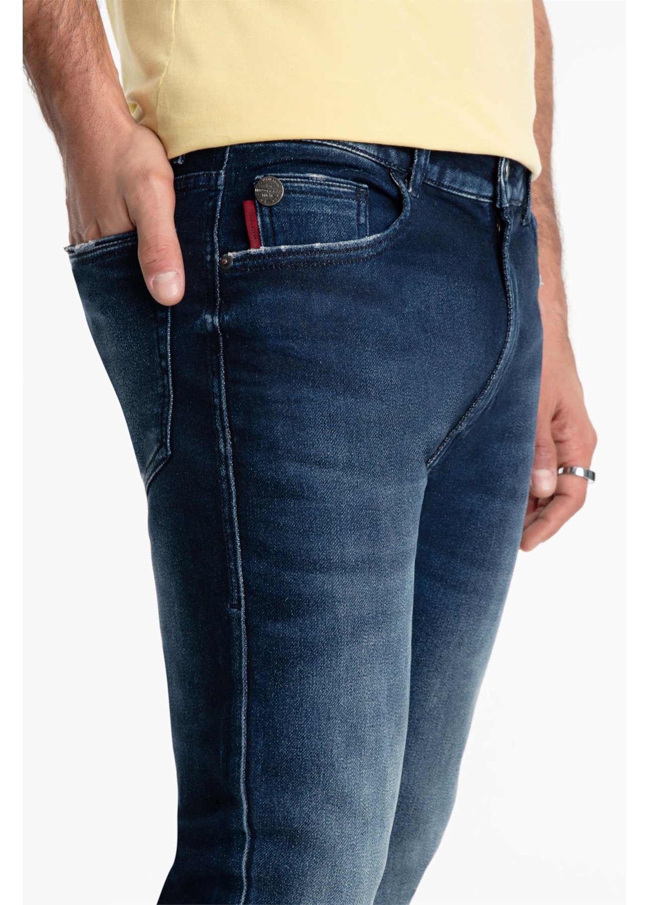 Calça Jeans Jogging Intense Blue Slim 1721-Lav.Esc. C/ Tie Dye